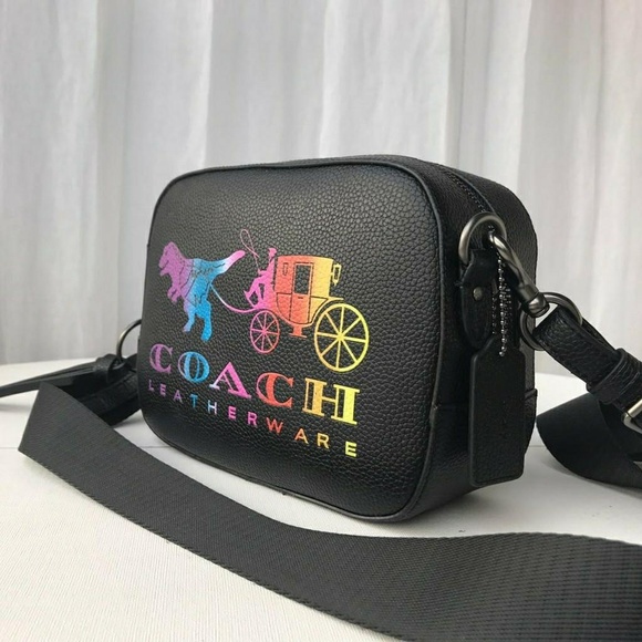 Brand New 🌺 Coach Leather Camera Bag With … - Picture 1 of 6